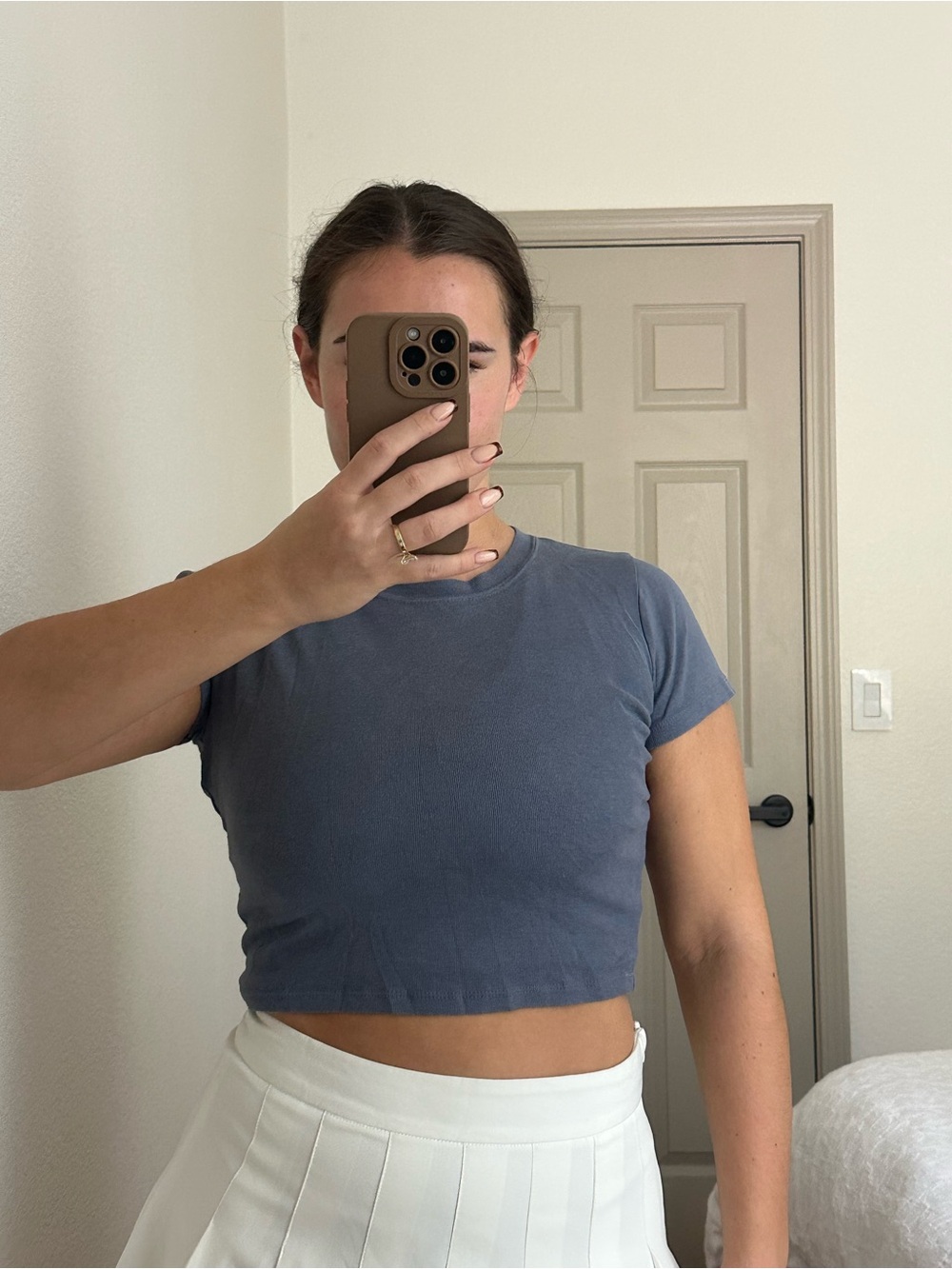 HOLLISTER dusty blue tee